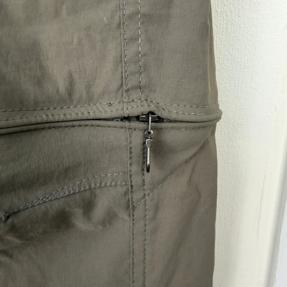 KUHL Liberator Stealth CONVERTIBLE Pants Mens 36x34 Tan Zip Off Hike Cargo *Read